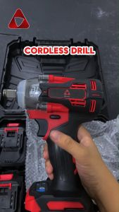 Mitsushi 16.8V Cordless Drill/Driver Set with Lighting and Can Be Used as a Hammer - Includes 2 Batteries and 1 Charger