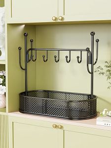 kệ đựng đồ để bàn đa năng chất liệu thép không gỉ - Kệ treo chìa khóa sắp xếp không gian tiện lợi