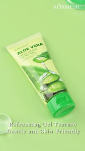 (2in1) Kormesic Masker Wajah BPOM + Exfoliating Gel Ekstrak Aloevera Melembutkan dan Menyegarkan
