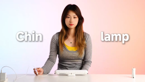 LED Makeup Fill Light USB Plug with Small Tripod Chin Light Beauty Light 3-color Adjustable 2500-7500K