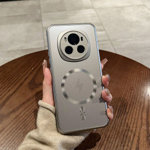 New Metal Black Honor Magic6 Phone Case Frosted Lightning Wireless Magnetic Selfie Lens Protection Full Cover Airbag Cooling X70 Anti-Fall