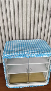 (SARUNG SAJA ) Tudung Saji Rak Susun Makanan/Lemari Susun Penyimpan Makanan Tingkat 3 By Shafiyyah.sarban