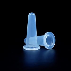 Bộ 4 Cốc Hút Mặt Bằng Silicon Trị Liệu Cellulite Chăm Sóc Sức Khỏe Kèm Dụng Cụ Massage Mắt