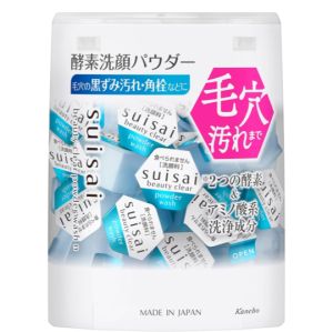 【Direct From Japan】Kanebo Suisai Beauty Clear Powder Wash N: 32 Individual Packets Facial Cleanser