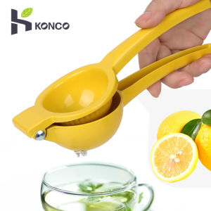 Konco Mini lemon juicier portable manual lemon squeezer Ornage juice maker handmade fresh fruits juice juicier household using