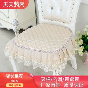 European Style Dining Chair Pad Home Use Four Seasons Universal Anti-Slip Simple Cloth Art Table Chair Mat Stool Seat Pad
