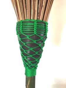 ไม้กวาด กฐิน งานบุญ ถวายวัด (ลายสวยงาม)