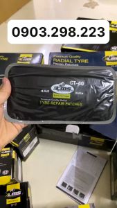 Miếng vá lốp lớn bố thẳng chữ nhật Ấn Độ LMS CT40 ( 115x225mm)
