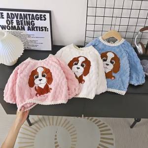 เด็กผ้าฝ้ายท็อปส์ซู เสื้อโค้ท เด็กน่ารักย้อนกลับเสื้อหนา (0-3 ปี) เด็ก เสื้อคลุม เด็กชาย หญิง