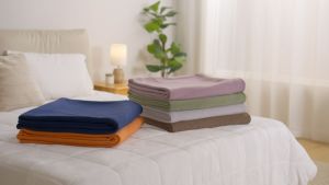 Comforter Soft Microfiber Polar Fleece Blanket 140x200cm 600g for Home & Hotel