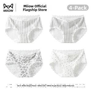 MiiOW | Antibacterial Breathable High-Elastic Cotton Panties with Bow