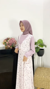 Baju Gamis Anak Baju Muslim Anak Perempuan Cutetrik Terbaru 2026 Gamis Anak Tanggung Korean Style