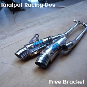 Knalpot Racing DOS Jupiter Supra Smash Shogun Revo Karisma Astrea Grand