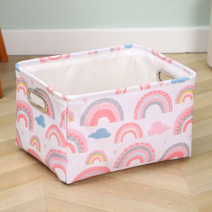 Simple Foldable Cloth Car Trunk Storage Box for Clothes And Miscellaneous Items Waterproof And Pressure Resistant with Handle