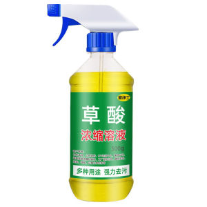 Yellow Oxalic Acid Remover High Concentration Toilet Floor Tile Descaler Bathroom Multipurpose Cleaning Spray For Exterior Walls