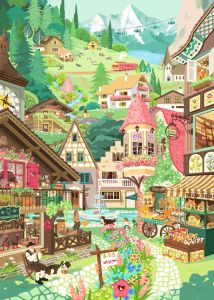 Jigsaw Puzzle for Adults 500/1000/1200/2000PCS Beautiful Landscape Scenery DIY Craft Home Wall Decoration Gift Idea