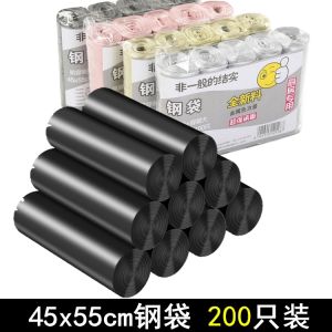 Túi Rác Nhựa Dày Cỡ Lớn Dùng Một Lần Túi Đựng Rác Đen Túi Rác Nhựa Dùng Để Phân Loại Nhà Bếp Túi Rác Gia Đình 200 Chiếc