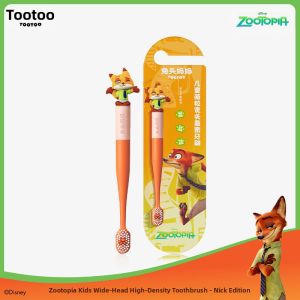 TUTOUMAMA | Childrens Toothbrush for Changing Teeth Period Wide Head Soft Bristles