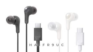 JVC HA-FR9UC USB-C Wired In-Ear Earphones With DAC Remote Controls & High-Quality Microphone Type C Earphone