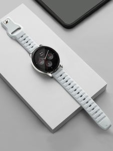 20mm 22mm Sports Silicone Watch Band for Samsung Galaxy Watch 7 6 5 4 Huawei Watch 5 GT6-5-4 46mm Comfortable Amazfit Active Max