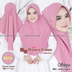 Shipa daura gama bergo pet jersey premium tali belakang