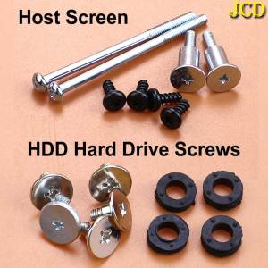 JCD 1Set For PS4 Slim CUH-1200 Game Console Host Housing Shell Screw Set For PS4 Fat Slim Pro HDD Hard Drive Bracket Screws