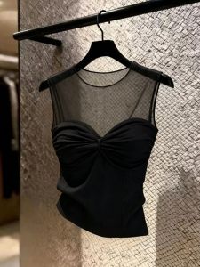 V.C.I | French Charming See-Through Lace Sleeveless Top