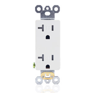North American Series US Standard Socket White 20A 125V Residential Outlet with TR UL Certified Wall Socket