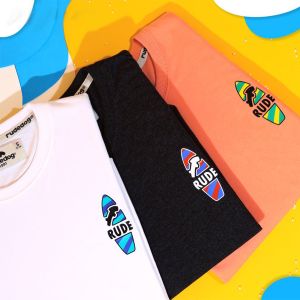 rudedog เสื้อยืดผู้ชาย รุ่น Dog Surf