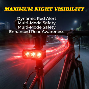 Bike Light COB Front Rear Bicycle Lights LED USB Rechargeable Mountain Road Bicycle Lamp MTB Tail Light Cycling Flashlight