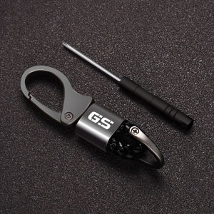 For BMW R1300GS R1200GS R1250GS R 1300 1250 GS F 800 750 650 GS Motorcycle Keyring Metal Key Ring Braided rope Keychain