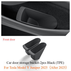 Door Trash Can for Tesla Model Y Juniper 2025 and Model 3 Highland 2024-2025 Driver and Passenger Door Organizer Car Accessories