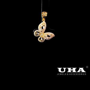 M1003 Mặt và dây chuyền nữ đính đá bagutte cao cấp sáng lấp lánh UHA