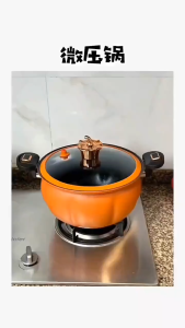 Kitchen Vacuum Micro Pressure Cooker Cookware Soup Meats Pot Gas Stove/open Fire Pressure Cooker Stew Pot Non-Stick Pot