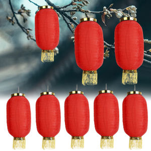 Chinese Traditional Lanterns Illuminated Stage Series Lanterns Outdoor Folding Brushed Winter Melon New Year Spring Festival Wedding Celebration Decoration