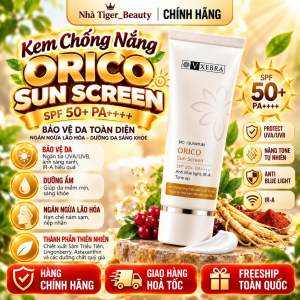 Kem chống nắng cao cấp Vxebra Orico Sun Screen ngăn ngừa tia UV bảo vệ nâng tone da