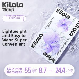 Kilala | Translucent Purple Disposable Contact Lenses 30 Pairs