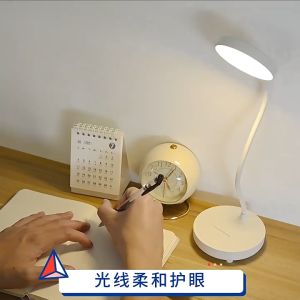 Lampu Belajar Tricolour Sentuh 3 Warna Tempat Pulpen Baca MejaKerja Duduk Lampu Tidur Wireless Lampu