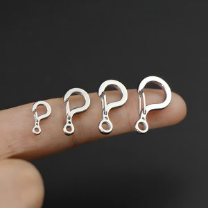 Mini Creative Question Mark Design Keychain 316 Stainless Steel Outdoor Multi-Functional Accessory Bracelet Connector