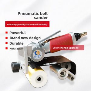 TAIGUAN | Air-Powered Sanding Belt Machine for Metal and Stainless Steel Polishing