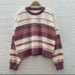 atasan rajut blouse regina lengan panjang