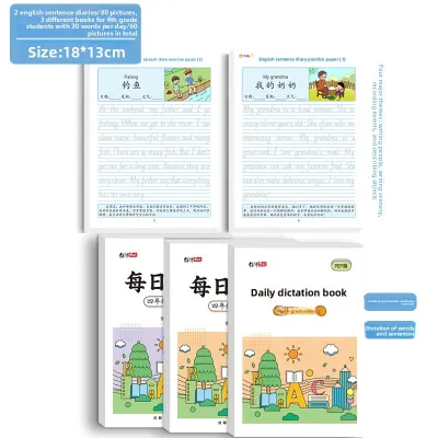 DISCO BEAR | English Writing Practice Workbook for Elementary Students