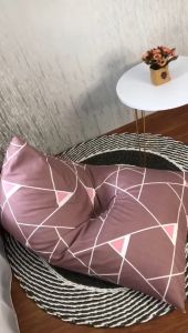 Bean Bag Plus ISI Size Dewasa - Triangle Piramid Coklat - Beanbag Murah Berkualitas By beanbag smoothies