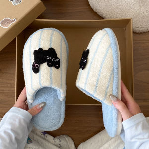 Dép Đi Trong Nhà Mùa Đông EVA Đế Dày Lót Lông Cừu Chống Trượt Cho Nữ Dép Đi Trong Nhà Thoải Mái Dễ Mang Thoáng Khí Chống Trượt