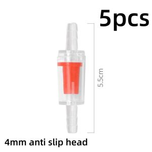 5pcs Fish Tank Air Check Valve Plastic Non-Return One Way Check Valve Aquarium Air Pump Protectors Practical Fish Tank Accessory