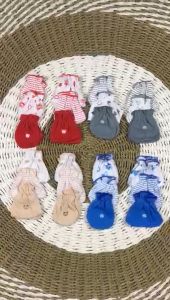 3 Set Sarung Tangan Bayi dan Kaos Kaki Bayi baru Lahir Seri Baru