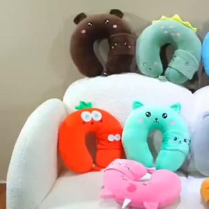 หมอนรองคอ หมอนรองคอน่ารัก เดินทาง หรือ ใช้ที่ทำงาน พกพาง่าย ผ้าปิดตา เลือกลายได้ สินค้าพร้อมส่ง