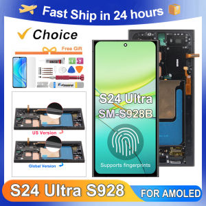 S24 Ultra For Samsung For AMOLED S24U S928B S928U S928W S928E LCD Display Touch Screen Digitizer Assembly Replacement