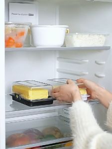 Airtight Butter Storage Box with Lid - Premium Butter Keeper Container for Fresh Butter Cheese