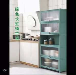 ชั้นวางของ ในหนึ่งในครัว ตู้เก็บ ตู้เก็บ อเนกประสงค์ ตู้เก็บจาน ตู้ครัว ตู้วางของ ซื้อไว้เป็นตู้โชว์